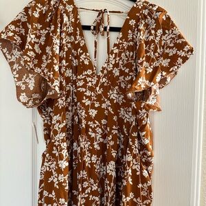 Old Navy Floral Swing Dress Xl